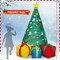 GOOSH 7 FT Christmas Inflatables Tree 3 Present Boxes with Built-in LEDs